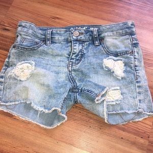 Cat & Jack girls denim shorts.